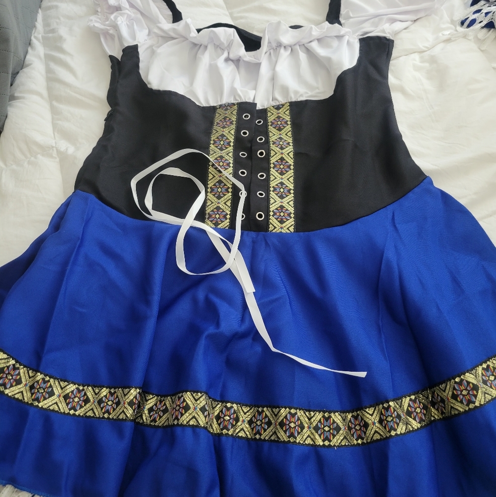Octoberfest dress,  beer run dress or Bavarian girl dress for Halloween.